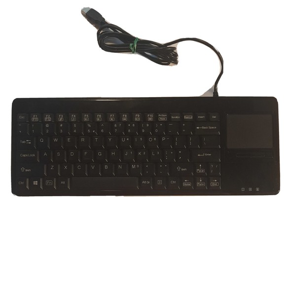 Perixx PERIBOARD-515 PLUS USB Keyboard w/ Touchpad - Efficient Navigation - Picture 1 of 11